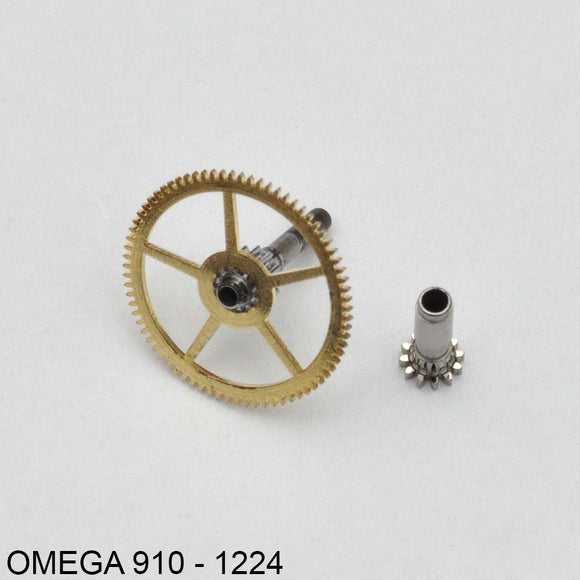 Omega 910-1224, Center wheel with cannon pinion