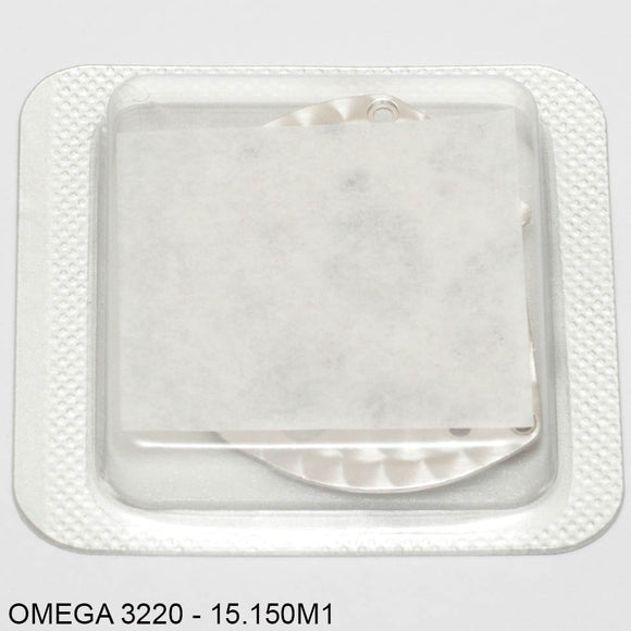 Omega 3220, Chronograph mechanism cover bridge, rhodium, no: 15.150M1