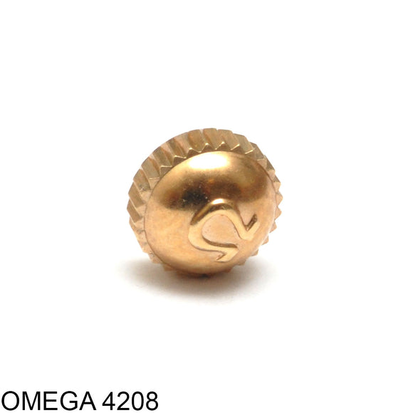 Crown, Omega, gold, D= 5.0, No: 4208