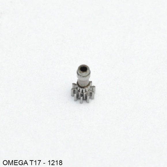 Omega T17-1218, Cannon pinion, Ht: 2.25