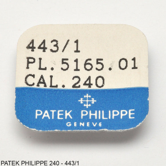 Patek Philippe 240, Setting lever, no: 443-1