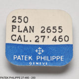 Patek Philippe 27-460, Hour wheel, no: 250