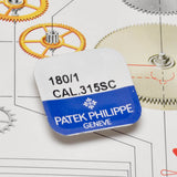 Patek Philippe 315SC, Barrel and arbor, no: 180-1