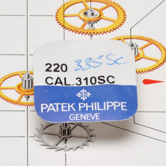 Patek Philippe 310SC, 335SC, Fourth wheel, no: 220