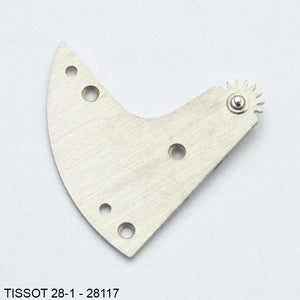 Tissot 28.1-1341, Oscillating weight bearing