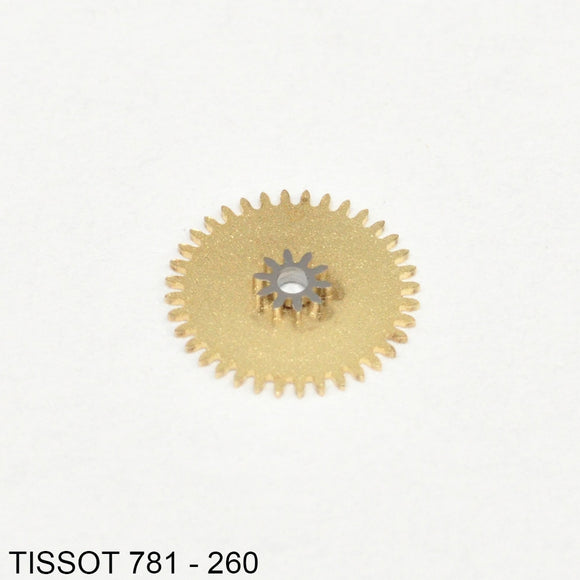 Tissot 781-260, Minute wheel