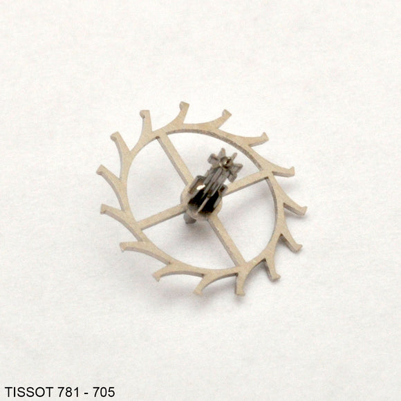Tissot 781-705, Escape wheel