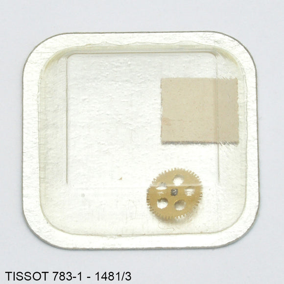 Tissot 783.1-1481/3, Reduction wheel, automatic