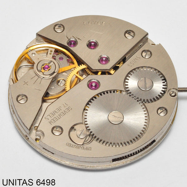 Unitas 6498 Complete movement urdelar