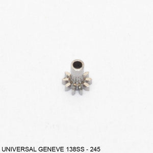 Universal Geneve 138SS-245, Cannon pinion, Ht: 2.0