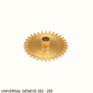 Universal Geneve 262-250, Hour wheel, Ht: 1.25 mm.