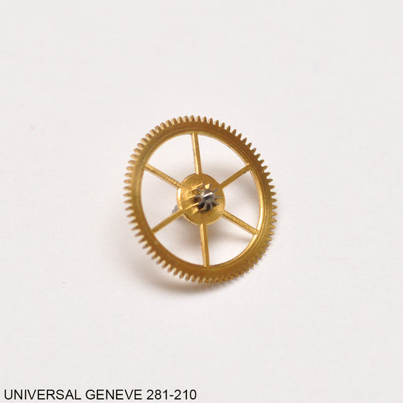 Universal Geneve 281, 285 (14-15.75'''), Third wheel and pinion, No: 210