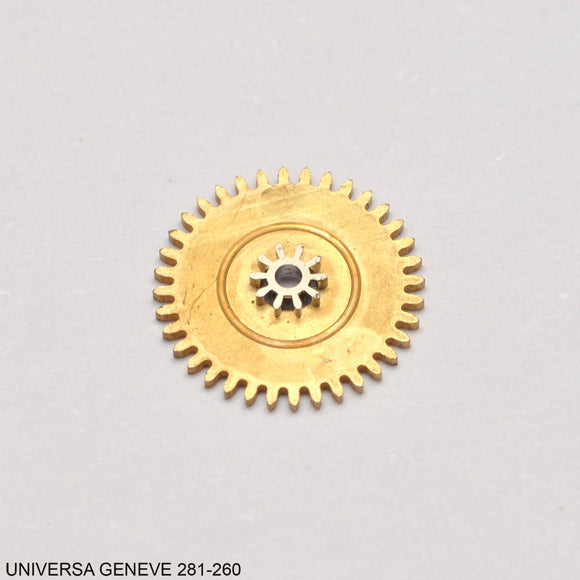 Universal Geneve 281, 285 (14-15.75'''), Minute wheel, No: 260