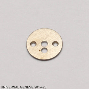 Universal Geneve 281, 285 (14-15.75'''), Crown wheel core, No: 423