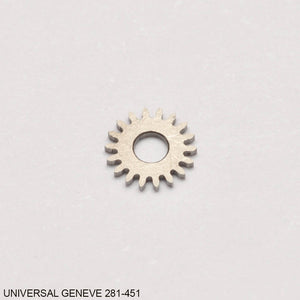 Universal Geneve 281, 285 (14-15.75'''), Setting wheel, large, No: 450-1