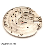 Valjoux 22, Plate, no: 100