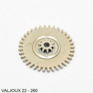 Valjoux 22-260, Minute wheel
