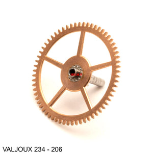 Valjoux 234, 237, Center wheel, no: 206