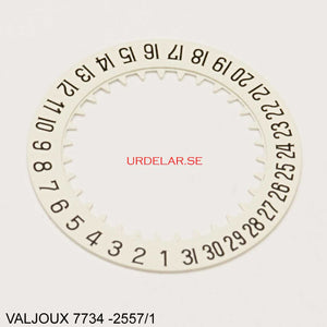 Valjoux 7734-2557/1, Date indicator "6"