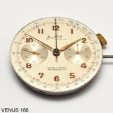 Dial w. Hands, Breitling Cadette, cal: Venus 188