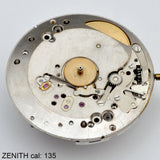 Zenith 135, Complete movement.