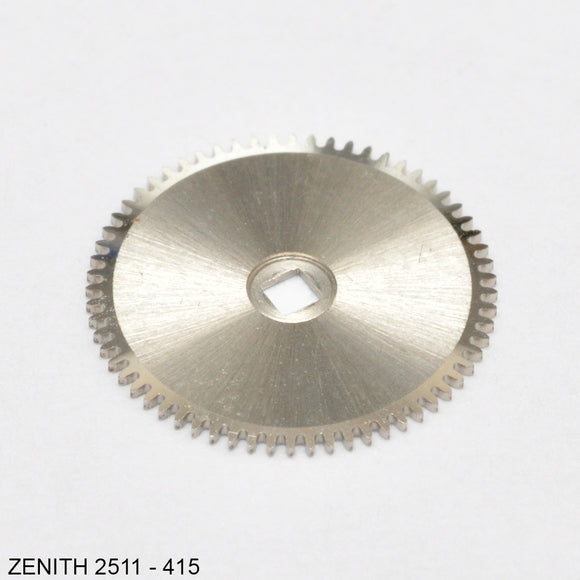 Zenith 2510-415, Ratchet wheel