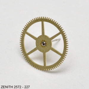 Zenith 2572PC-227, Center second wheel