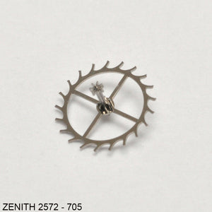 Zenith 2572-705, Escape wheel